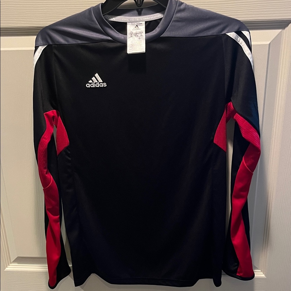 Adidas Boy’s Black and Red Jersey NWOT